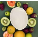 ⁦جاط بورسلان بيضاوي عميق 37.5*24.5*5 سم⁩ - الصورة ⁦5⁩