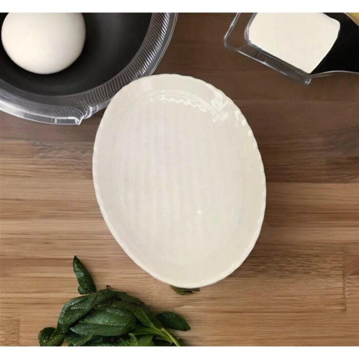 ⁦جاط بورسلان بيضاوي عميق 37.5*24.5*5 سم⁩ - الصورة ⁦6⁩