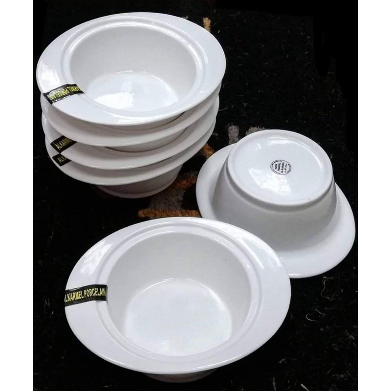 ⁦زبدية  بورسلان حجم كبير 18*15*6.5 سم⁩ - الصورة ⁦1⁩