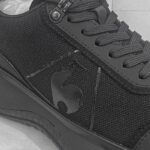 ⁦Le Coq Sportif Men's Massimo Shoes - حذاء لي كوك سبورتيف ماسيمو للرجال لون أسود⁩ - الصورة ⁦4⁩