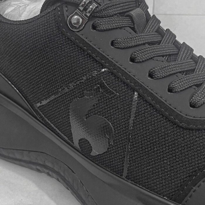 ⁦Le Coq Sportif Men's Massimo Shoes - حذاء لي كوك سبورتيف ماسيمو للرجال لون أسود⁩ - الصورة ⁦4⁩