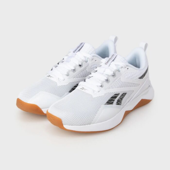⁦حذاء ريبوك نانو فلكس تي ار في 2 للنساء لون أبيض-Reebok Women's Nanoflex TR V2 Training Shoes White⁩ - الصورة ⁦9⁩