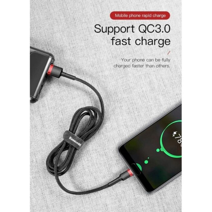 ⁦سلك شاحن Type-C من Baseus طول 1 متر⁩ - الصورة ⁦6⁩