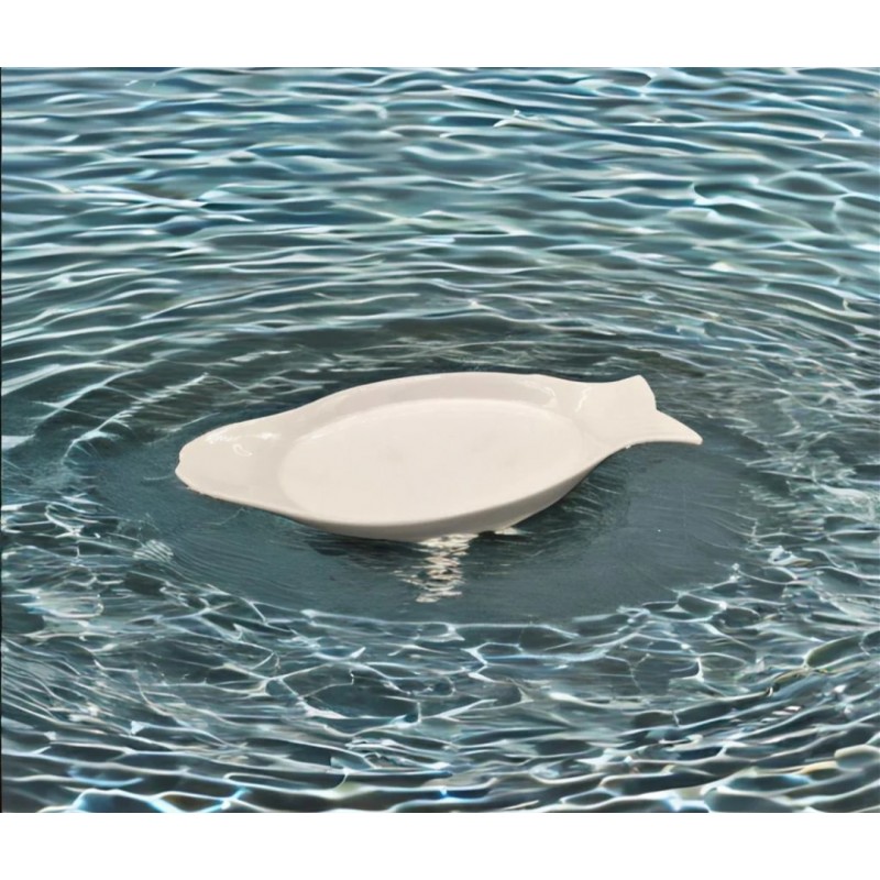 ⁦جاط بورسلان شكل السمكة 46*23*4 سم⁩ - الصورة ⁦1⁩