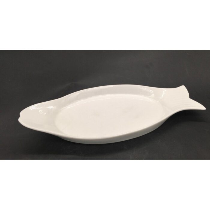⁦جاط بورسلان شكل السمكة 46*23*4 سم⁩ - الصورة ⁦3⁩