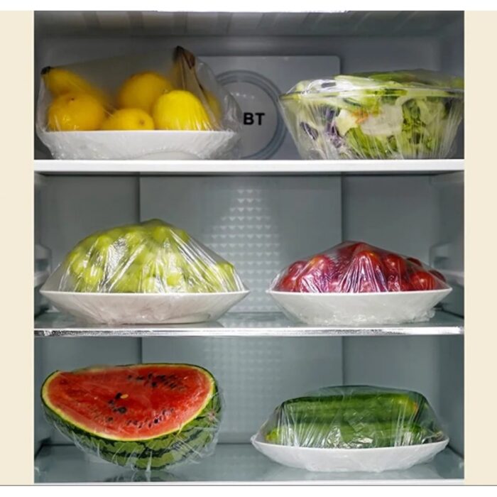 ⁦طقم 100 كيس نايلون لحفظ الطعام⁩ - الصورة ⁦2⁩