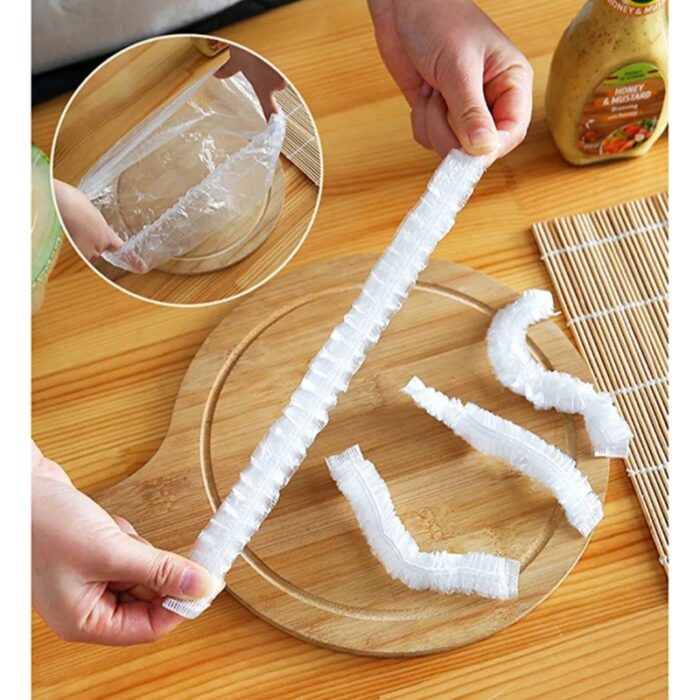 ⁦طقم 100 كيس نايلون لحفظ الطعام⁩ - الصورة ⁦4⁩