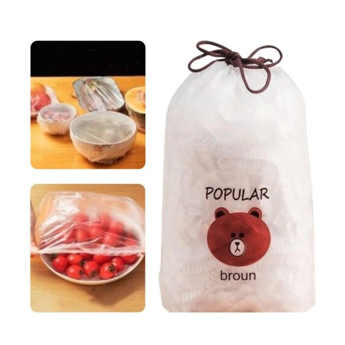⁦طقم 100 كيس نايلون لحفظ الطعام⁩ - الصورة ⁦7⁩