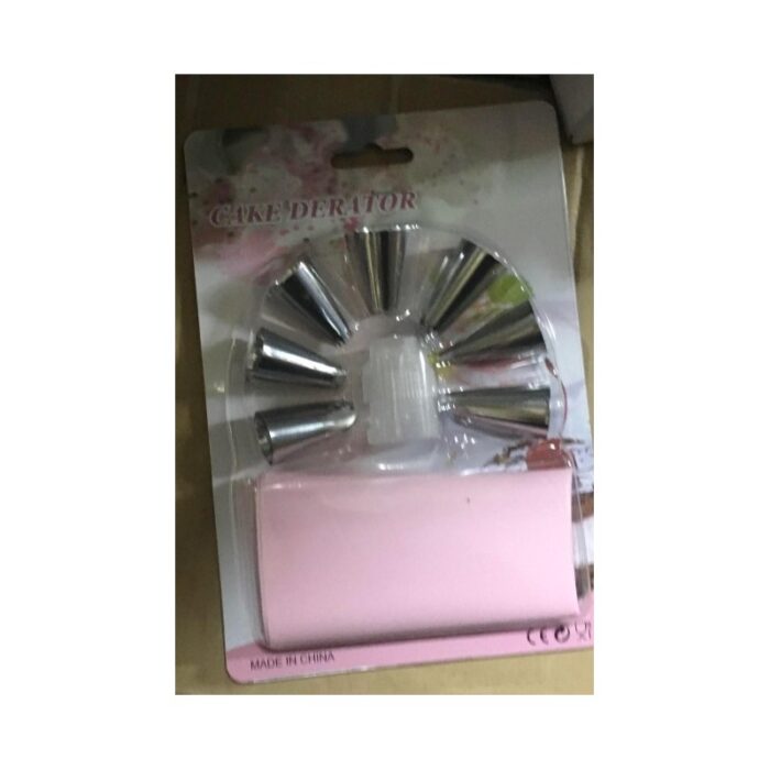 10318608_67db6b5becc2c كيس كريما مع 7 رؤوس تشكيل ستيل - الصورة 1