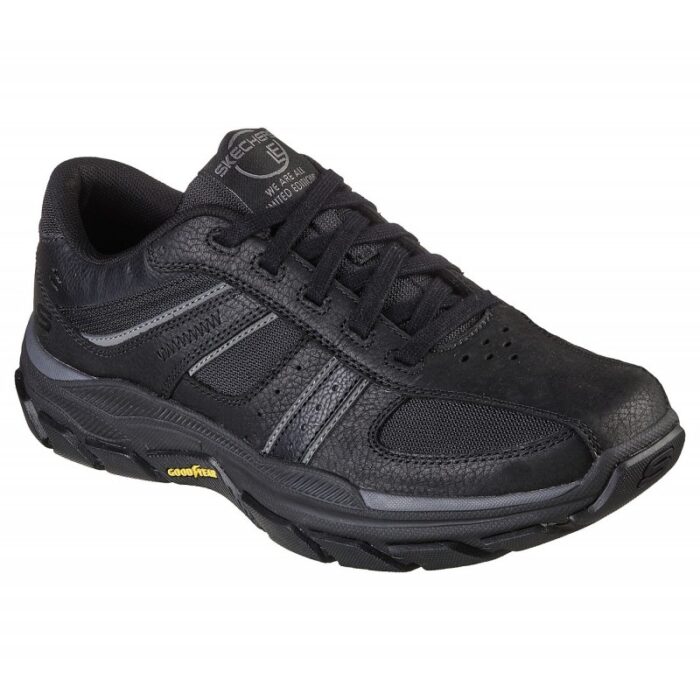 10318630_67db6b746a45a Skechers Men's Relaxed Fit: Respected - Edgemere Shoes - حذاء سكيتشرز ريلاكس فيت: ريسبيكتد للرجال لون أسود - الصورة 1