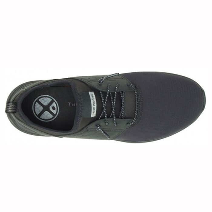 ⁦Hush Puppies Men's Elevate Bungee Shoes - حذاء هاش بابيز اليفيت بانجي للرجال لون أسود⁩ - الصورة ⁦4⁩