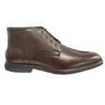 Hush Puppeis Men's Casual Medic Leather Shoes - حذاء هاش بابيز رسمي جلد ساق طويل للرجال لون بني