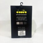 ⁦بوكسر ديادورا أكتيف سبورت (عدد 3 قطع) للرجال لون أسود  - Diadora Men's ACTIVE Sport Boxer⁩ - الصورة ⁦2⁩