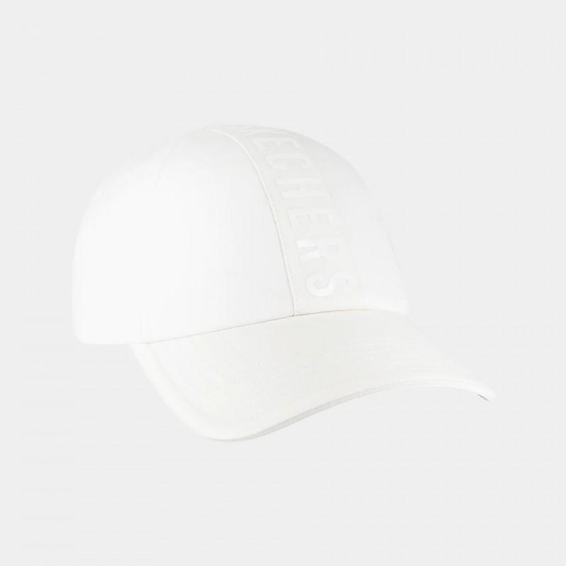 ⁦Skechers Unisex Wrap Logo Baseball Hat/Cap  - طاقية سكيتشرز للجنسين لون أبيض⁩ - الصورة ⁦1⁩