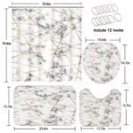 ⁦طقم حمام 4 قطع زهري⁩ - الصورة ⁦7⁩