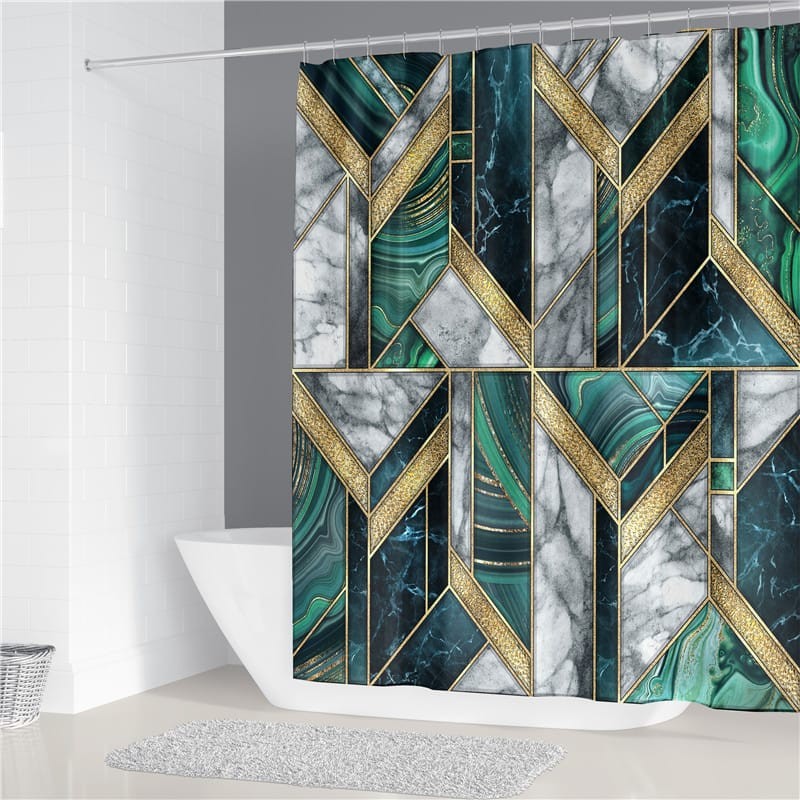 ⁦طقم حمام 4 قطع أخضر⁩ - الصورة ⁦1⁩