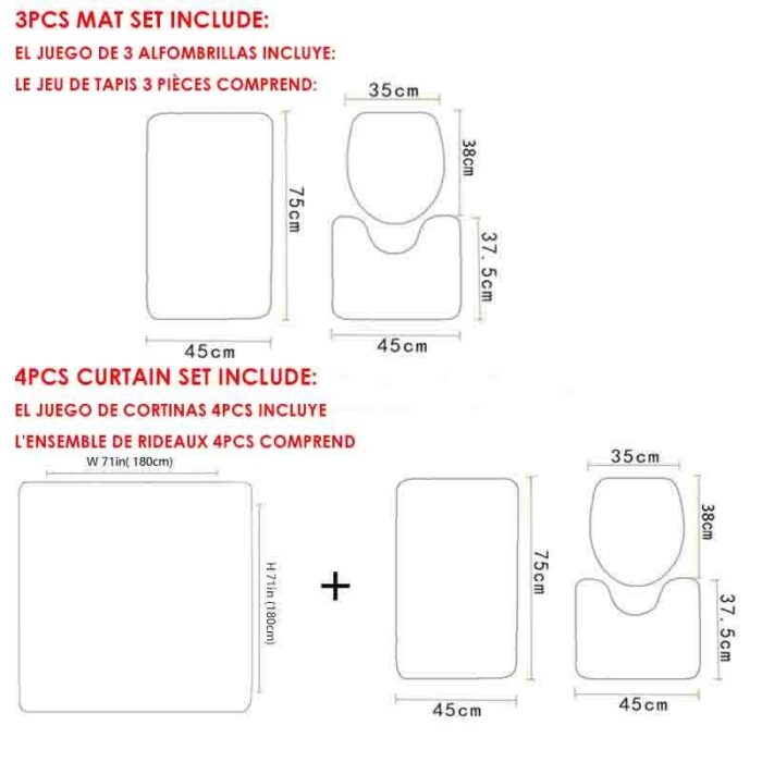 ⁦طقم حمام 4 قطع أخضر⁩ - الصورة ⁦2⁩