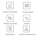 ⁦طقم حمام 4 قطع أخضر⁩ - الصورة ⁦4⁩