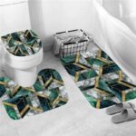 ⁦طقم حمام 4 قطع أخضر⁩ - الصورة ⁦5⁩