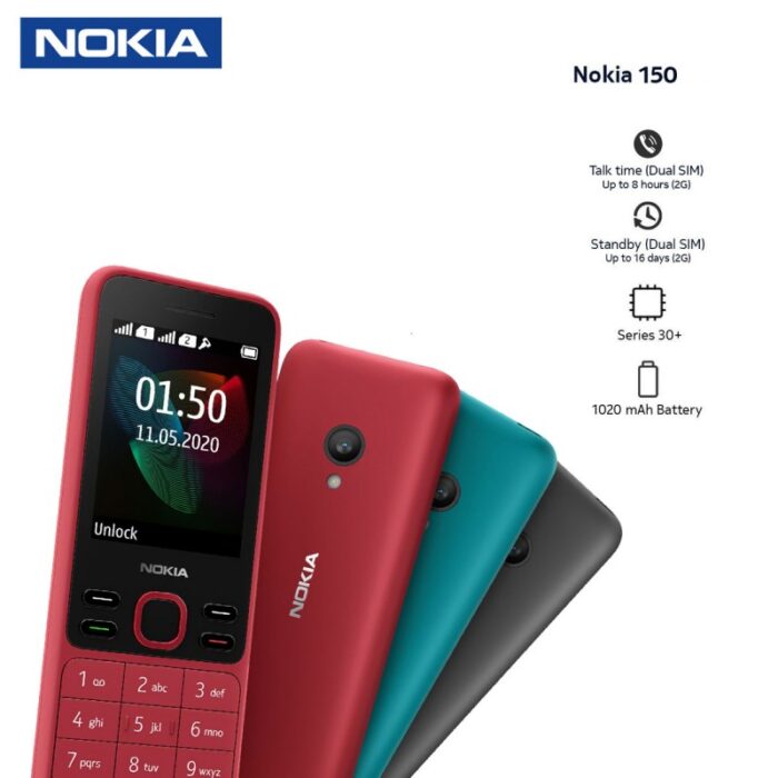 ⁦NOKIA 150 MOBILE BLACK كبسات كفالة سنة⁩ - الصورة ⁦4⁩