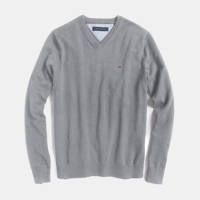 10319250_67db6d96ce85e بلوزة شبابية من تومي هيلفيجر صوف ناعم DMC قبة سبعة لون سكني - الصورة 1