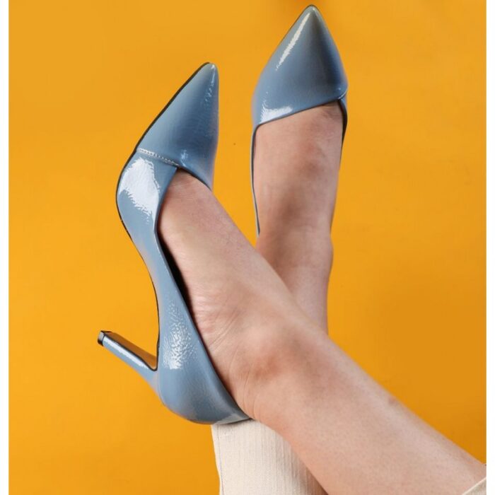 10319338_67db6df02a284 كعب ستاتي عالي لون أزرق من Sami Boutique - الصورة 1