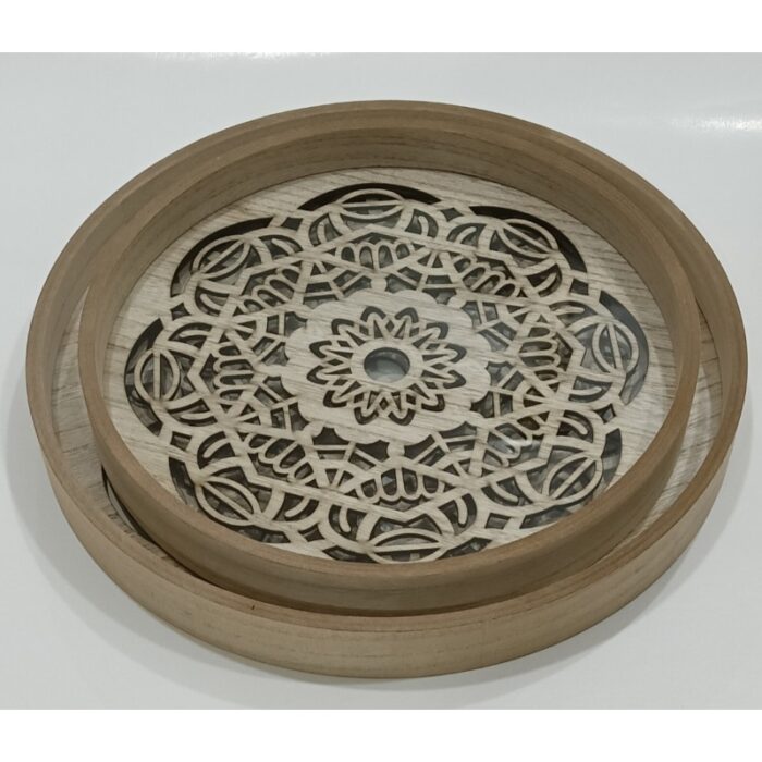 10319387_67db6df8d91d3 طقم صواني خشب Cnc قطعتين مدور - الصورة 1