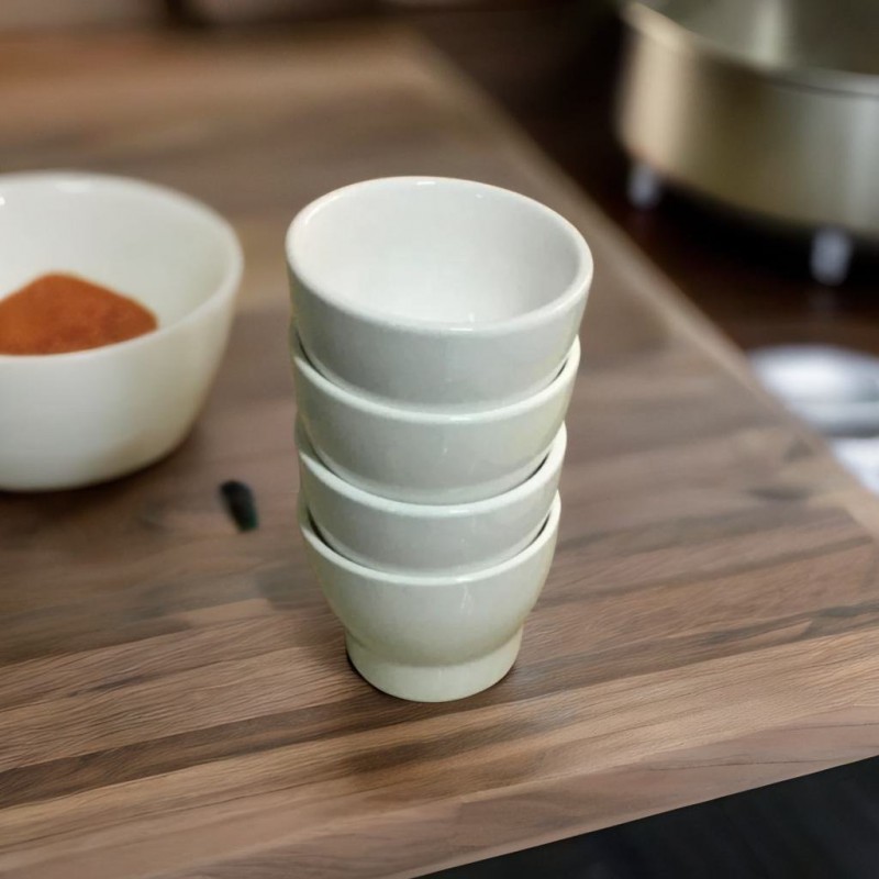 ⁦زبدية بورسلان 8*8*6.5 سم⁩ - الصورة ⁦1⁩