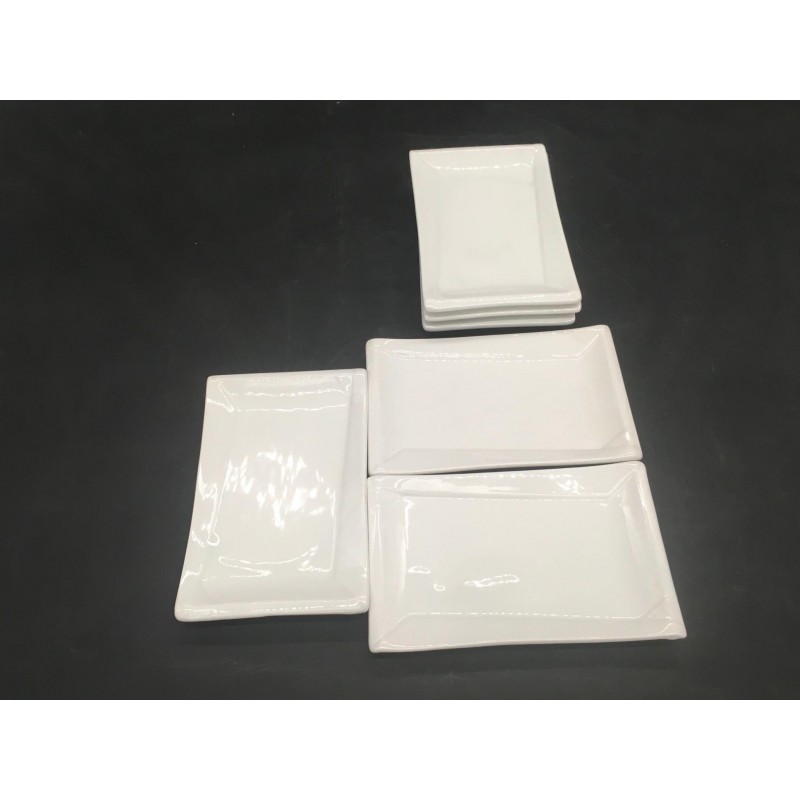 ⁦صحن بورسلان مستطيل 15*9.5*1.5⁩ - الصورة ⁦1⁩