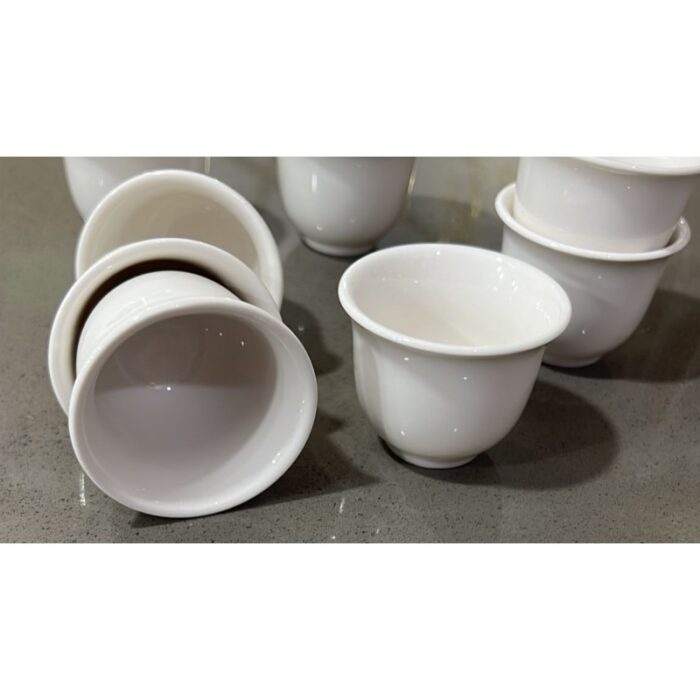 ⁦فنجان لماء زمزم /قهوة بورسلان   6.5*3*4.5⁩ - الصورة ⁦2⁩