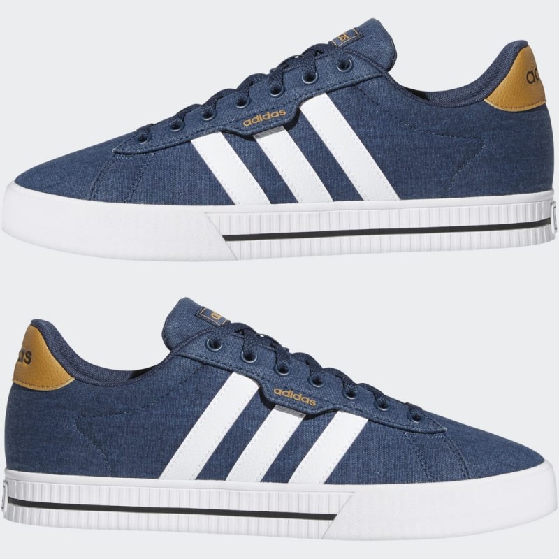 ⁦adidas Men's Daily 3.0 Shoes - Blue - حذاء اديداس ديلي 3.0  للرجال لون أزرق⁩ - الصورة ⁦1⁩