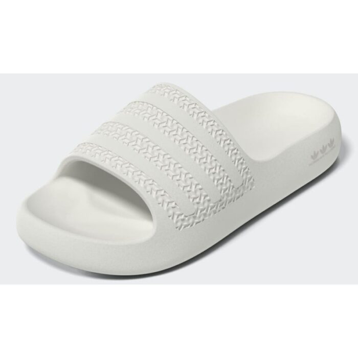 ⁦adidas Women's Adilette Ayoon Slides - White - شبشب اديداس اديليت ايون للنساء لون أبيض⁩ - الصورة ⁦2⁩