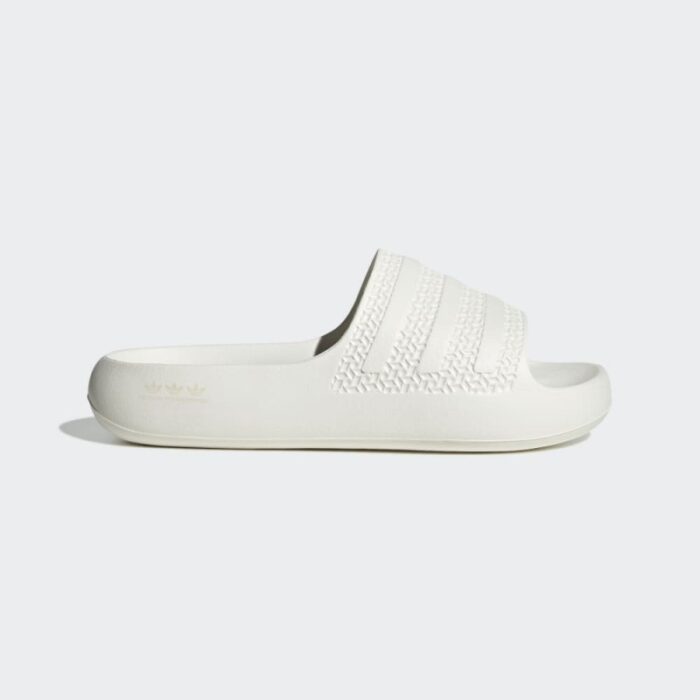 ⁦adidas Women's Adilette Ayoon Slides - White - شبشب اديداس اديليت ايون للنساء لون أبيض⁩ - الصورة ⁦3⁩