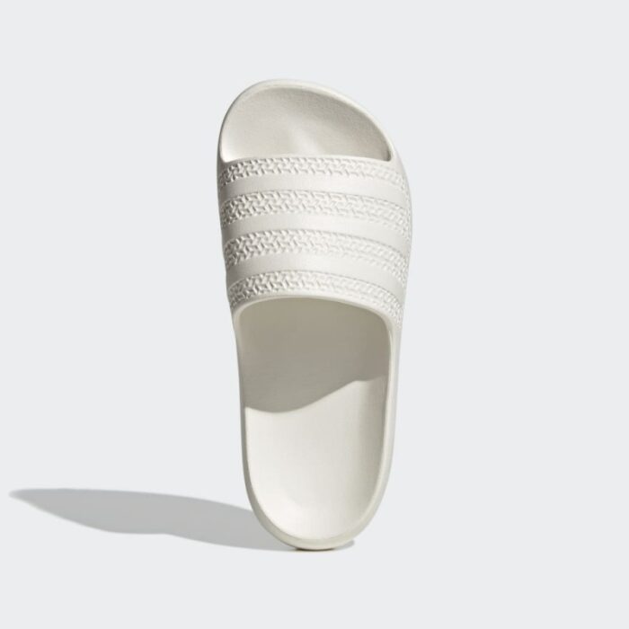 ⁦adidas Women's Adilette Ayoon Slides - White - شبشب اديداس اديليت ايون للنساء لون أبيض⁩ - الصورة ⁦5⁩