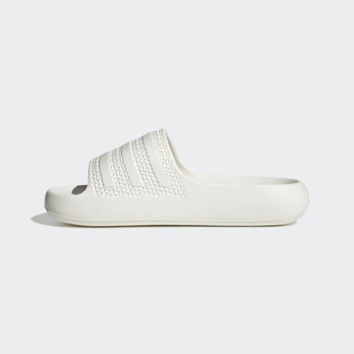 ⁦adidas Women's Adilette Ayoon Slides - White - شبشب اديداس اديليت ايون للنساء لون أبيض⁩ - الصورة ⁦7⁩