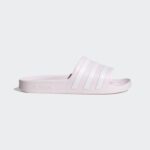 ⁦adidas Womens' Adilette Aqua Slides - Pink شبشب اديداس ادليت اكوا  للنساء لون زهري⁩ - الصورة ⁦3⁩