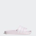 ⁦adidas Womens' Adilette Aqua Slides - Pink شبشب اديداس ادليت اكوا  للنساء لون زهري⁩ - الصورة ⁦4⁩
