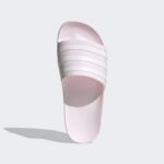 ⁦adidas Womens' Adilette Aqua Slides - Pink شبشب اديداس ادليت اكوا  للنساء لون زهري⁩ - الصورة ⁦5⁩