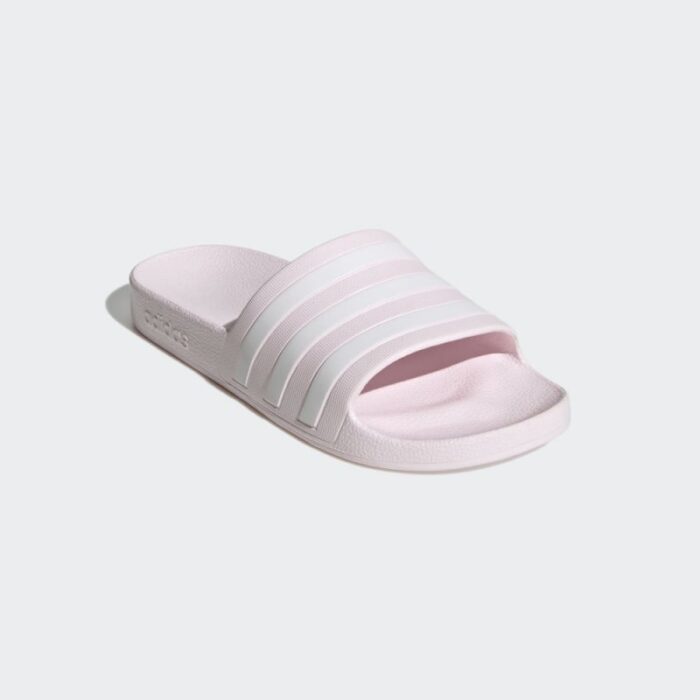 ⁦adidas Womens' Adilette Aqua Slides - Pink شبشب اديداس ادليت اكوا  للنساء لون زهري⁩ - الصورة ⁦8⁩