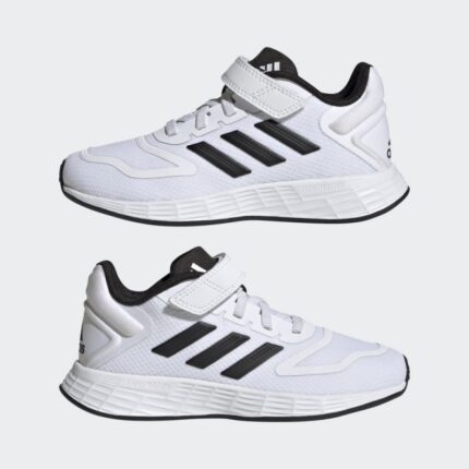 adidas Kids Unisex Duramo 10 Running Shoes - White- حذاء اديداس دورامو 10 للأطفال لون أبيض