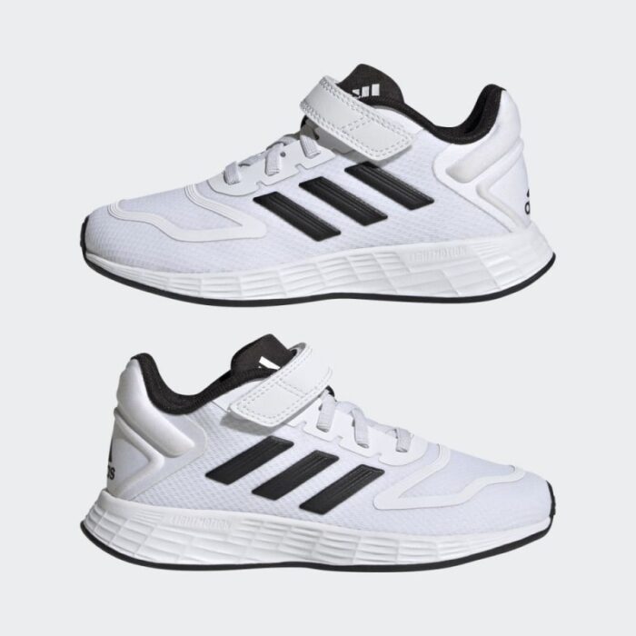 10319668_67db6f1b3e55e adidas Kids Unisex Duramo 10 Running Shoes - White- حذاء اديداس دورامو 10 للأطفال لون أبيض - الصورة 1