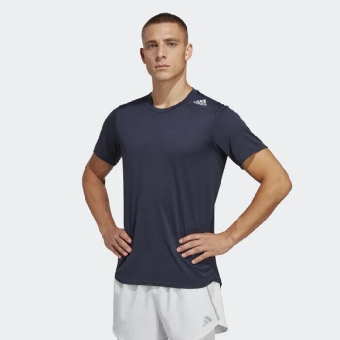 10319715_67db6f50d38cc adidas DESIGNED 4 RUNNING TEE تيشيرت للشباب لون كحلي - الصورة 1