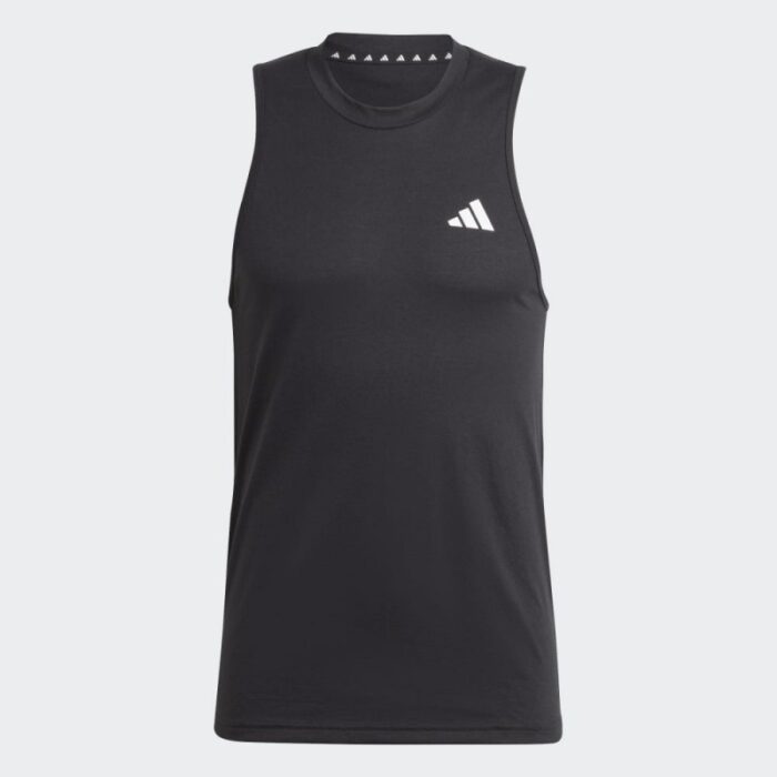⁦adidas TRAIN ESSENTIALS FEELREADY TRAINING TANK TOP تيشيرت للشباب لون اسود⁩ - الصورة ⁦2⁩