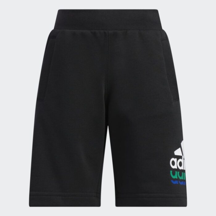 10319740_67db6f5fb6814 adidas BADGE OF SPORT LOGO SHORTS شورت للاطفال لون اسود - الصورة 1