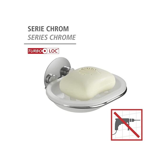 ⁦صحن صابون معلق كروم من وينكو⁩ - الصورة ⁦2⁩