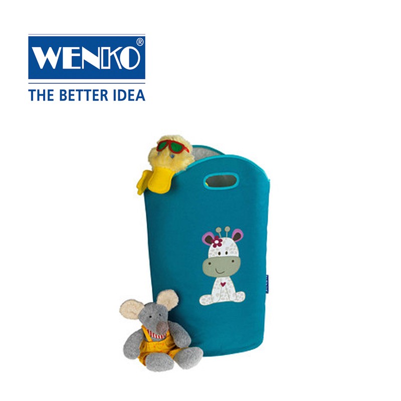 ⁦سلة غسيل للأطفال 24 لتر لون بترولي من وينكو⁩ - الصورة ⁦1⁩