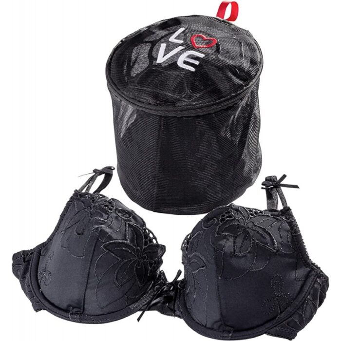 10319788_67db6fa770b9c حافظة لغسيل الملابس الداخلية لون أسود من وينكو - الصورة 1