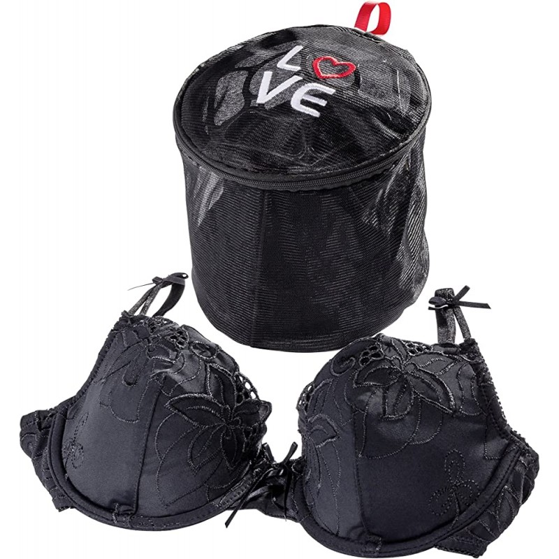 ⁦حافظة لغسيل الملابس الداخلية لون أسود من وينكو⁩ - الصورة ⁦1⁩