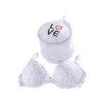 حافظة لغسيل الملابس الداخلية لون أبيض من وينكو