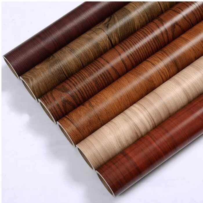 ⁦جيلاتين ديكور ملون 3 متر لون بني عرض 45 سم⁩ - الصورة ⁦2⁩